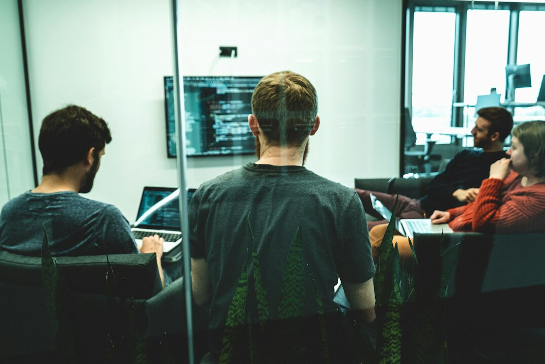 students in programming class